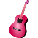 download Classic Guitar clipart image with 315 hue color