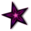 download Dark Star clipart image with 270 hue color