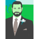 download Groom clipart image with 90 hue color