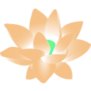 download Lotus Blossom clipart image with 90 hue color