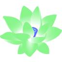 download Lotus Blossom clipart image with 180 hue color