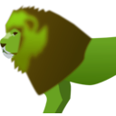 download Lion clipart image with 45 hue color