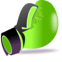 download Boxing Glove clipart image with 90 hue color
