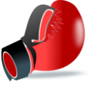 download Boxing Glove clipart image with 0 hue color