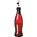 download Bottle With Soda clipart image with 0 hue color