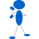 download Blueman 107 clipart image with 0 hue color