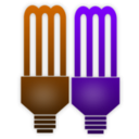 download Electric Bulb clipart image with 270 hue color