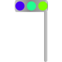 download Japanese Traffic Signal clipart image with 90 hue color