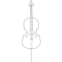 download Cello 1 clipart image with 225 hue color