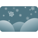 download Dark Blue Snowflakes clipart image with 315 hue color