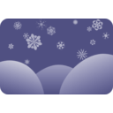 download Dark Blue Snowflakes clipart image with 0 hue color
