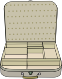 Suitcase With Compartment