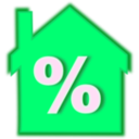 download Home Loan Interest Rate clipart image with 135 hue color