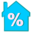 download Home Loan Interest Rate clipart image with 180 hue color