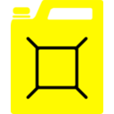 download Jerrycan Yellow clipart image with 0 hue color