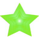 download Star Icon clipart image with 90 hue color