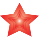 download Star Icon clipart image with 0 hue color