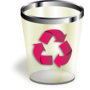 download Trash clipart image with 225 hue color