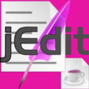 download Jedit Icon clipart image with 270 hue color