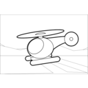 download Helicopter clipart image with 225 hue color