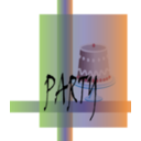 download Party clipart image with 0 hue color