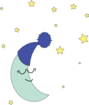 Sleepy Moon