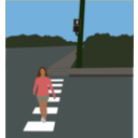 download Crosswalk clipart image with 0 hue color