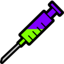 download Syringe Icon clipart image with 90 hue color