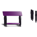download Teak Top Table clipart image with 270 hue color