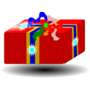 download Present Gift clipart image with 0 hue color