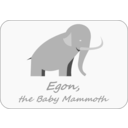 download Baby Mammoth clipart image with 225 hue color