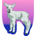 download Young Lamb clipart image with 135 hue color