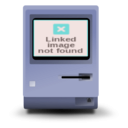 download Macintosh 128k Cpu Only clipart image with 180 hue color