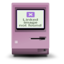 download Macintosh 128k Cpu Only clipart image with 270 hue color