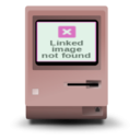 download Macintosh 128k Cpu Only clipart image with 315 hue color