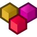 download Icon Cubes clipart image with 315 hue color