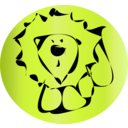 download Lion Icon clipart image with 45 hue color