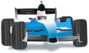 Race Car Blue