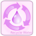 download Recycle Water clipart image with 90 hue color