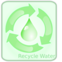download Recycle Water clipart image with 270 hue color