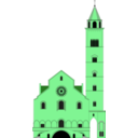 download Cattedrale Di Trani clipart image with 90 hue color
