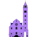 download Cattedrale Di Trani clipart image with 225 hue color