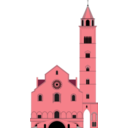 download Cattedrale Di Trani clipart image with 315 hue color