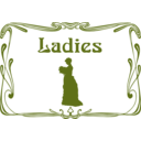 download Ladies Wc Door Sign clipart image with 225 hue color
