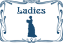 Ladies Wc Door Sign