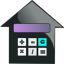 download Mortgage Calculator clipart image with 180 hue color