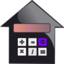 download Mortgage Calculator clipart image with 270 hue color