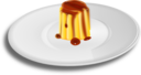 Creme Caramel On Plate