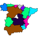 download Spanish Regions 01 clipart image with 270 hue color