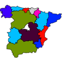 download Spanish Regions 01 clipart image with 315 hue color